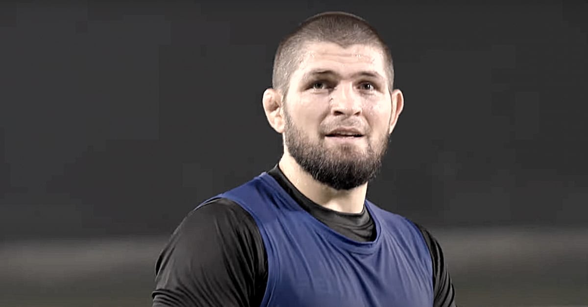 Why was khabib removed from plane